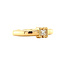 Goldring mit Prinzessdiamant 18 Karat