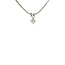 White gold solitaire pendant with diamond 14 crt* new