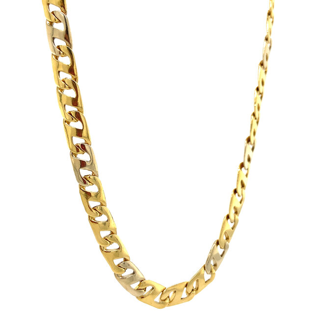 Goldene Herrenkette 71 cm 18 kt