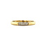 Gold ring with pave 14 crt* new