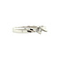 White gold slag ring with diamond 14 kt* new
