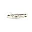 White gold slag ring with diamond 14 kt* new