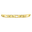 Goldarmband bicolor 21 cm 14 crt