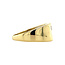 Goldener Herrenring mit Diamant 18 kt