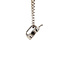 White gold butterfly pendant with diamond 18 kt