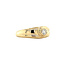 Goldener Ring mit Diamant 18 kt