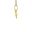 Gold horse pendant 14 kt
