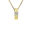 Gouden hanger met diamant 14 krt