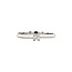 White gold solitaire ring with 14 carat diamond* new
