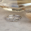 White gold ring with 14 carat diamond