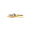 Gouden ring met zirkonia 14 karaat