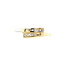 Gold ring with zirconia 14 carat