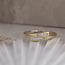 Gouden ring met zirkonia 14 karaat