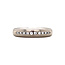 Weißgoldring mit 18 Karat Diamant