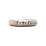 Weißgoldring mit 18 Karat Diamant