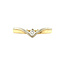 Gold ring with 14 carat diamond