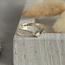 Gold ring with 14 carat diamond