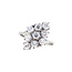 Witgouden markies ring met zirkonia 14 karaat* nieuw