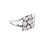 Witgouden markies ring met zirkonia 14 karaat* nieuw