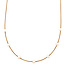 Goldener Armreif mit Perlen 18 kt