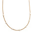 Goldener Armreif mit Perlen 18 kt