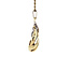 Golden pendant with diamond 14 kt
