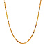 Gouden lengtecollier venetiaan 50.5 cm 14 krt