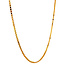 Gouden lengtecollier venetiaan 50.5 cm 14 krt