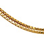 Goldene Venezianer-Halskette 50,5 cm 14 kt