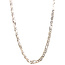 Weißgoldener Falkenauge-Collier 46 cm 14 kt