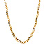 Golden falcon eye necklace 51.5 cm 14 kt