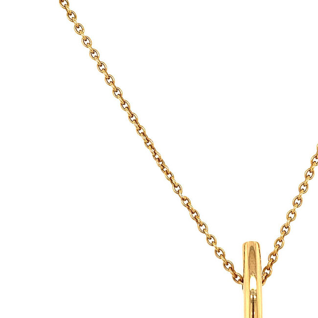 Roségoldenes Collier mit Tahiti-Perle und Diamant 18 Karat* neu