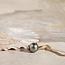 Roségoldenes Collier mit Tahitiperle und Diamant 18 Karat* neu