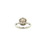 White gold ring with smoky quartz 18 kt