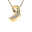 Gouden hanger met zirkonia 14 krt