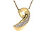 Gouden hanger met zirkonia 14 krt