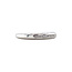 White gold row ring with diamond 14 kt
