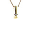 Gouden hanger met zirkonia 14 krt
