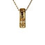 Gouden hanger met zirkonia 14 krt