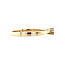 Gold solitaire ring with diamond 14 kt* new