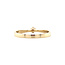 Gold solitaire ring with diamond 14 kt* new