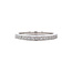 White gold ring with diamond 14 kt
