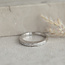Weißgoldring mit Diamant 14 Karat