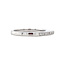 White gold ring with diamond 14 kt