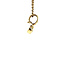 Gouden cliphanger met diamant 14 krt