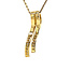 Gouden hanger met diamant 14 krt