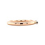 Rose gold ring with diamond 14 kt