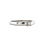 White gold solitaire ring with diamond from Diamonde 14 kt