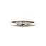 White gold solitaire ring with diamond from Diamonde 14 kt