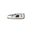 White gold ring with 14 kt diamond